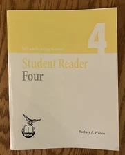 Student Reader 4 Wilson Reading System 2008 3rd Ed. ISBN 9781567780703