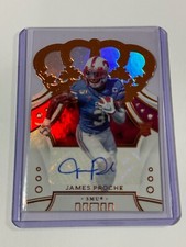 2020 Chronicles Draft Picks Crown Royale Signatures James Proche Rookie Auto RC