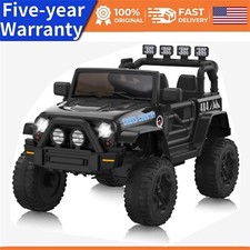 2-Seater Ride On Truck Car 12V Battery Powered Remote Control 2 Speeds Led Music