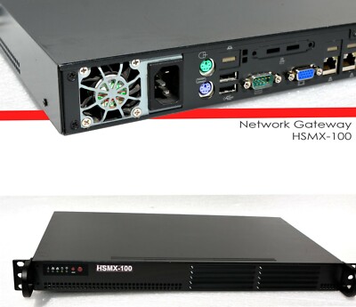 HSMX-100 NETWORK GATEWAY 2 PORTS SERVER CPU CORES 2 SUBSCRIBER NETWORKS UNLIMITE