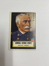 1952 Look 'n See Admiral George Dewey Naval Hero Card #93