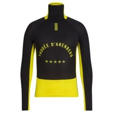 BNWT BLACK RAPHA PRO TEAM THERMAL LONG SLEEVE CYCLING BASE LAYER W/COLLAR XL