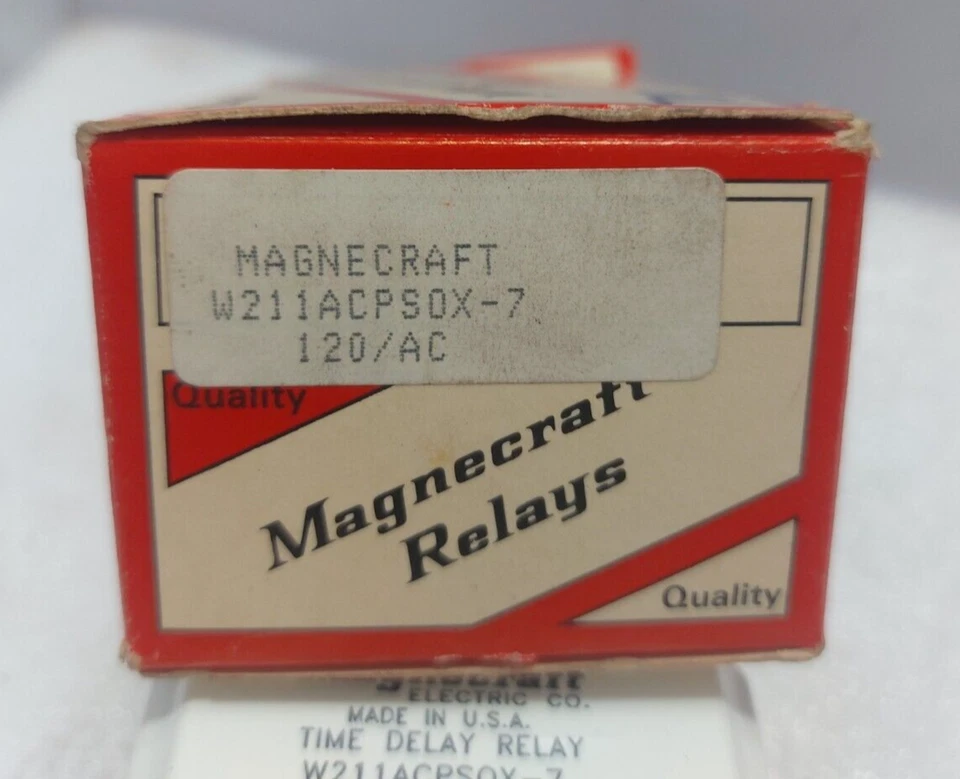 Magnecraft W211ACPSOX-7 Time Delay Relay In.120VAC 50/60Hz On Delay Timing Range - Image 2 of 4