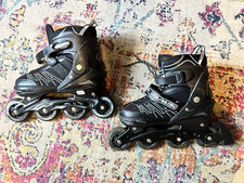 PAPAISON Adjustable Lightup Inline Skates Youth  Adult Size XL-Large 8-10.5