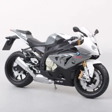 Automaxx 1:12 Scale 2009 BMW S1000RR Plastic Motorcycle Model Bike Gray Joycity