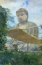 Art Reproduction Print "Great Statue of Amida Buddha, Kamakura" by John La Farge