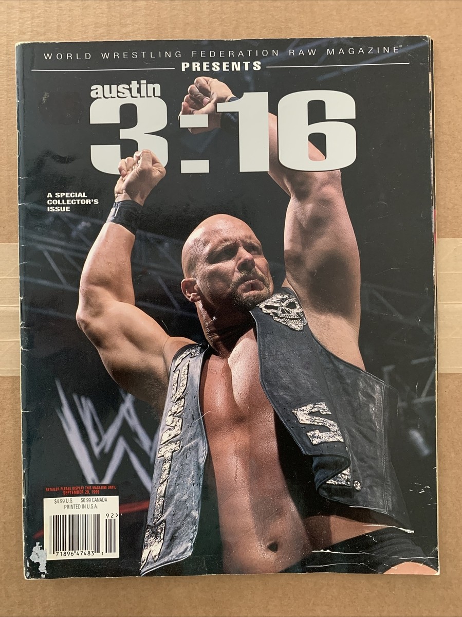 WWF RAW Magazine 1999 Stone Cold Steve Austin 3:16 Special