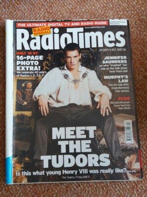 RADIO TIMES 29 SEPTEMBER - 5 OCTOBER 2007 JENNIFER SAUNDERS RICHARD BRANSON 