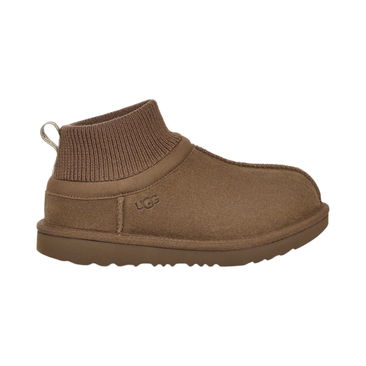 Big Kids UGG Classic Ultra Stretch Cuff - Hickory Suede