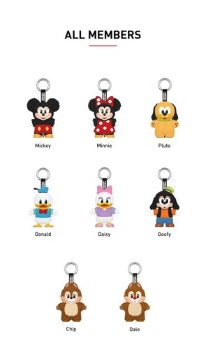 POP MART Mickey Family Cute Together Keychain Series Single Blind Box (Random) - Picture 3 of 8