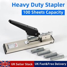 UK Heavy Duty Home Office Stapler 100 sheets capacity - Inc Pack of 1000 staples