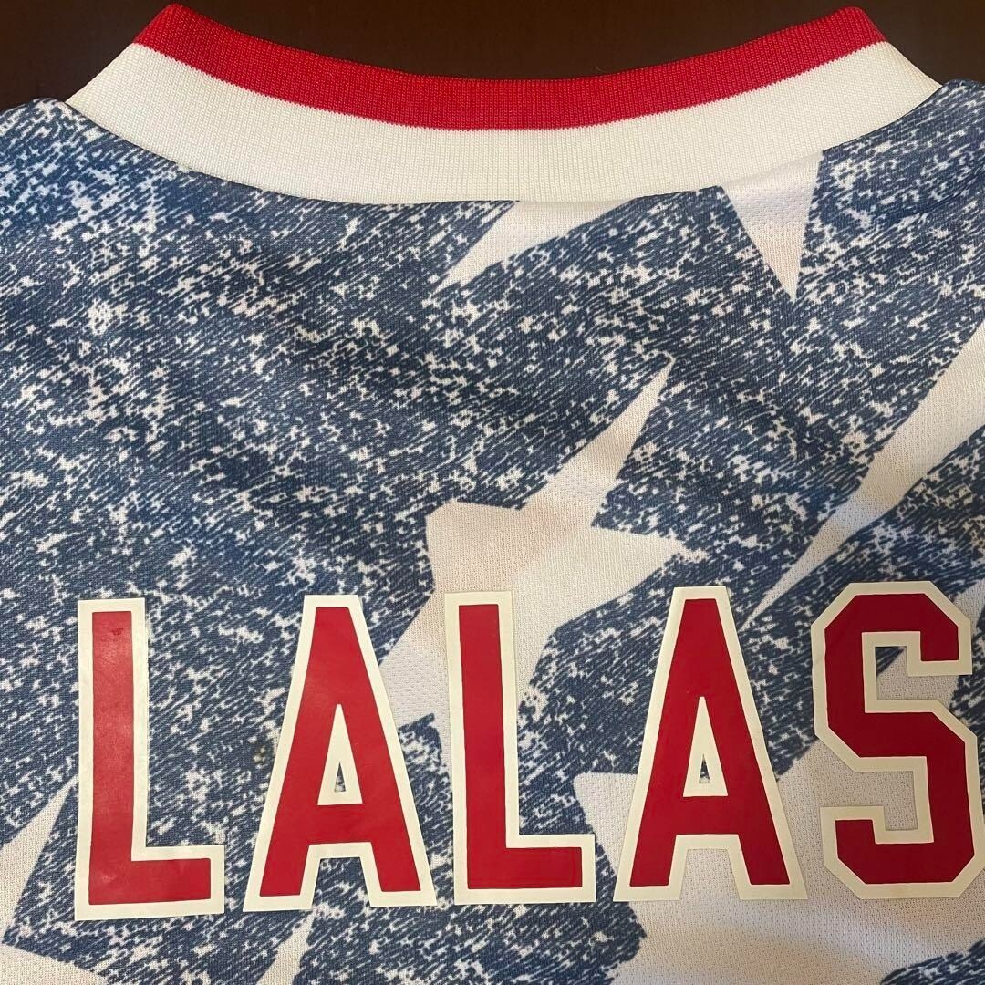 【美品】Lalas adidas 94 W杯アメリカ代表 ユニフォーム ララス Adidas 1994 US USA World Cup Alexi Lalas Soccer Jersey Size