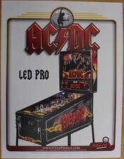 AC/DC LED PRO Stern Pinball flyer