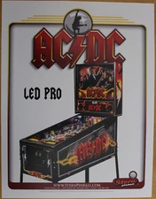 AC/DC LED PRO Stern Pinball flyer