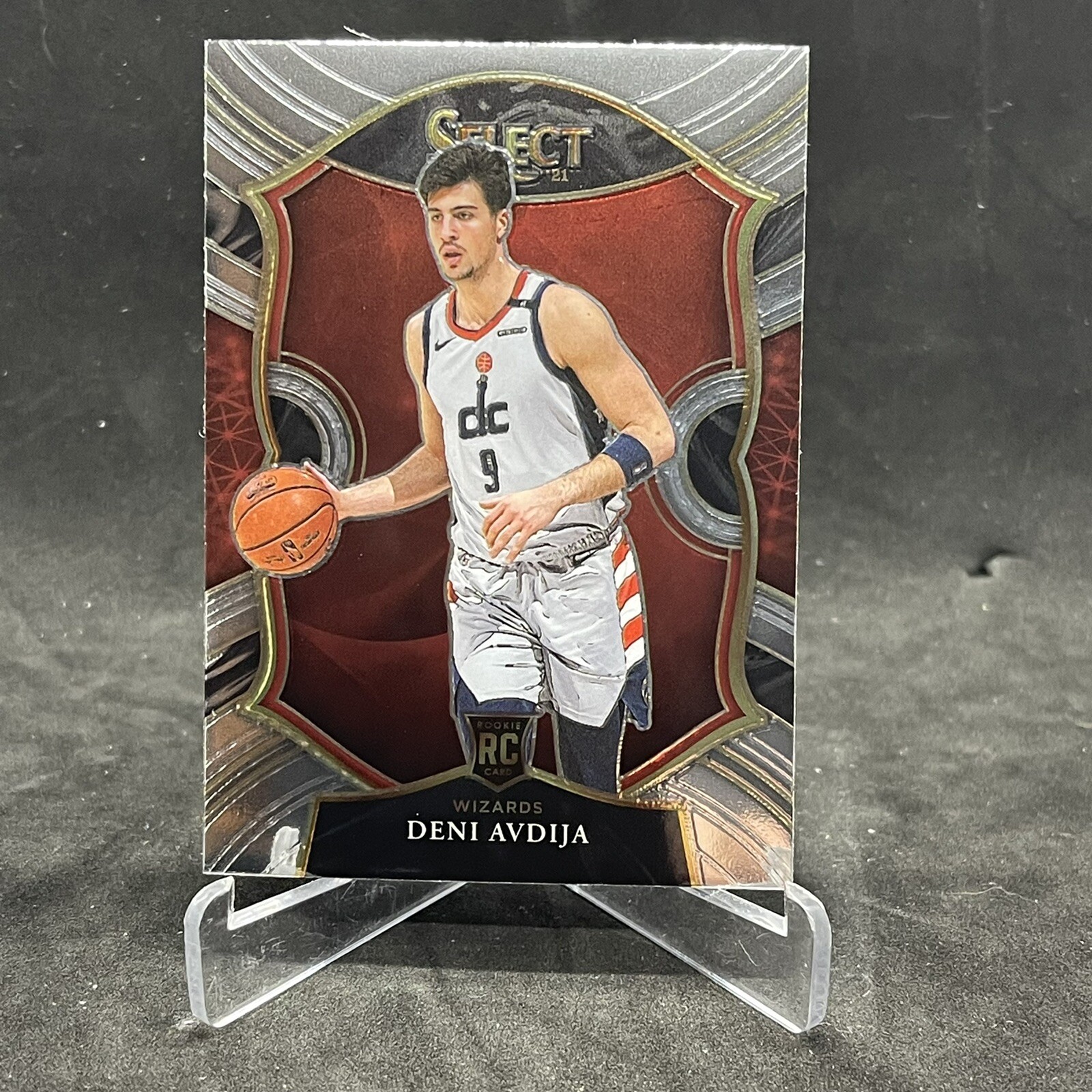 Deni Avdija 2020-21 Panini Select #69 Rookie Concourse - Washington Wizards