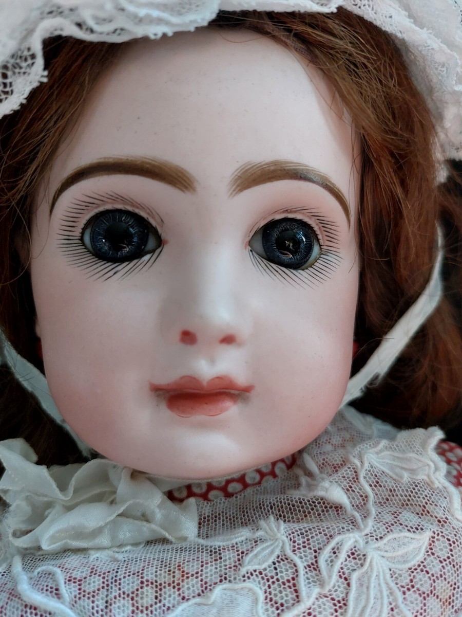 Poupée Ancienne Bébé Jumeau – Tampon Rouge, 56 Cm, Bouche Fermée, France