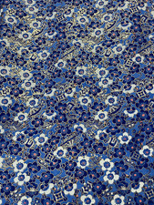 Japanese Chiyogami Paper in Blue Cherry Blossom Print 70g 24x36 inches