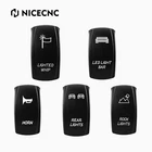 12V/24V Dash Toggle Rocker Switch Blue LED Light Bar ON-OFF For UTV ATV Truck