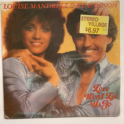 Louise Mandrell & R.C. Bannon    Love Won't Let Us Go Vinyl, LP 1980 Epic  