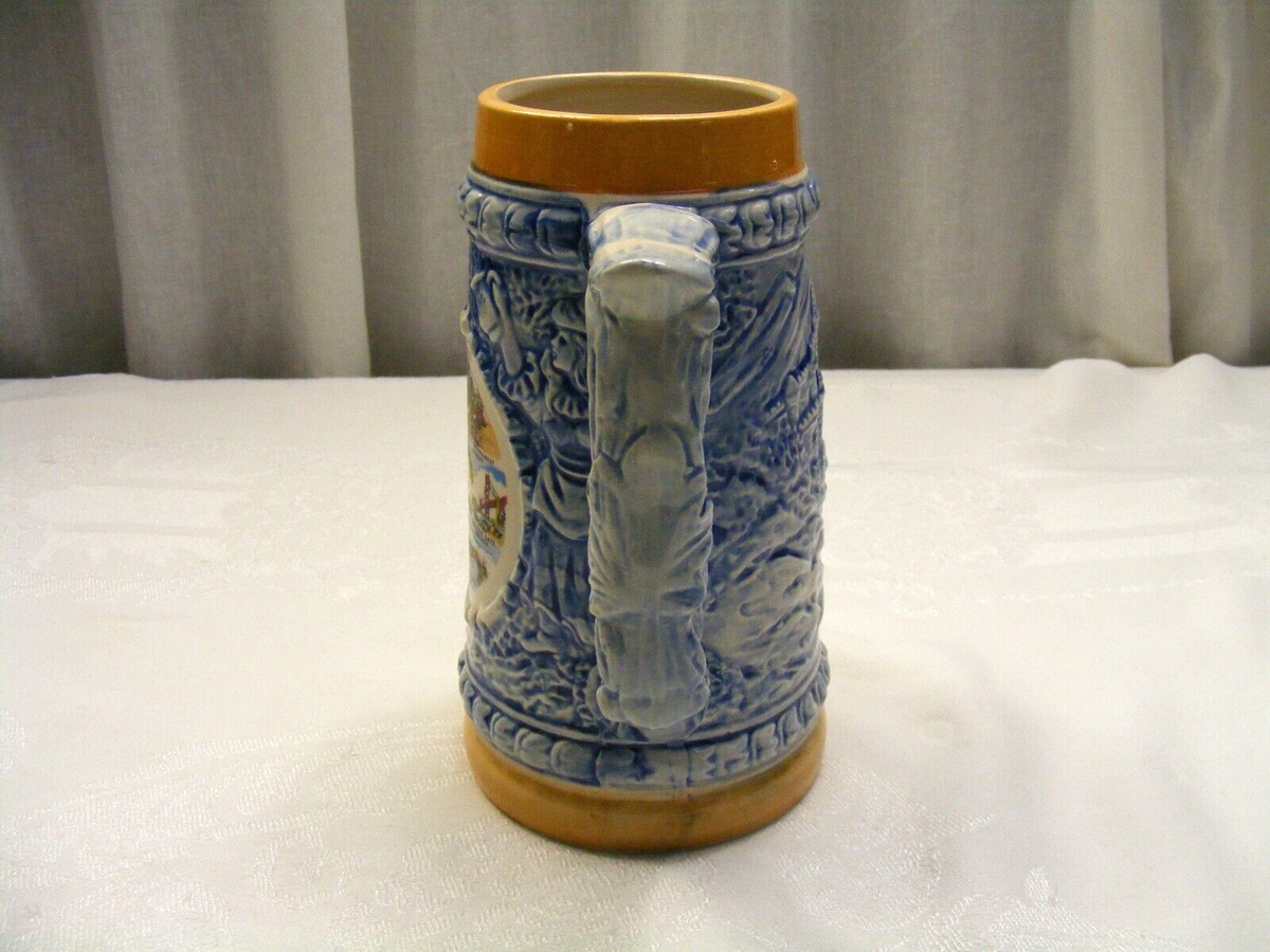 Vintage 1960's Japanese Beer Stein Cast Porcelain SNCO Imports