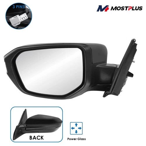 Driver Side Mirror Power Glass Adjust Fold For 2016-2020 Honda Civic 1.5L 2.0L