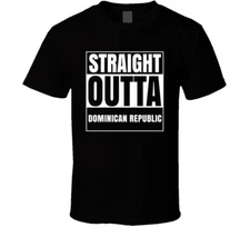 Straight Outta Dominican Republic Country Pride Compton Parody T Shirt