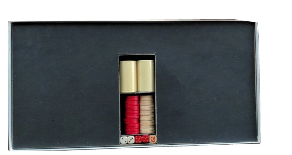 Backgammon Complete Game Vintage 1975 Selchow & Richter  - Image 2 of 4