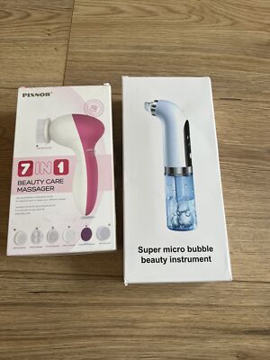 Self Care Grooming Beauty Kit Gesichtsmassagegerät und Micro Bubble Instrument Combo