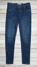 Levi's Girl's 710 Size 12 Reg Tag Super Skinny Blue Jeans Dark Wash Denim