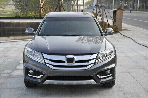 For Crosstour 2013-2015 Upper Vent Hood Silver Mesh Front Bumper Plastic Grille - Picture 5 of 5