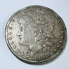 1901-S Morgan Silver Dollar $1 90% Silver VERY FINE DETAILS #10253