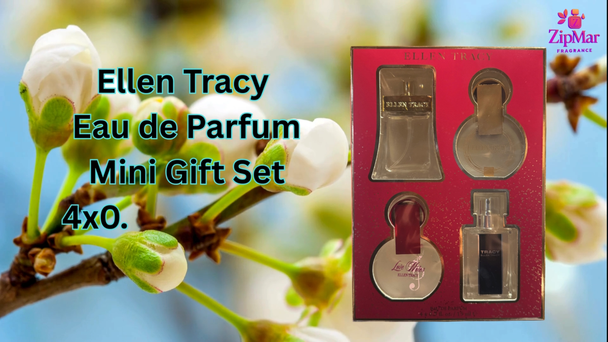 Ellen Tracy Classic Signature Coffret Perfume Gift Set 4x0.25oz