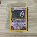 2000 POKEMON GYM HEROES HOLO 1ST EDITION #14 SABRINA'S GENGAR *VERY DAMAGED*
