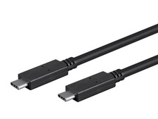 Monoprice USB Type-C to 3.1 Gen 1 Cable - 5Gbps, 3A, 30AWG, 2m, Black