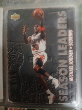 1993-94 UPPER DECK MICHAEL JORDAN SEASON LEADER SCORING #166 NBA BASKETBALL CARD
