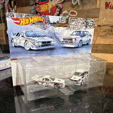 Hot Wheels Car Culture Premium 1:64 Lancia Rally 037 & '84 Audi quattro New