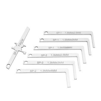 7PCS Locksmith Box Pin Tool Kit Auswerfer Pin Kunststoff Arbeit Nagel Tool Kit