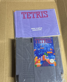 BANDAI Tetris Nintendo NES cartouche + bo&icirc;te + manuel PAL 1989 NES-EI