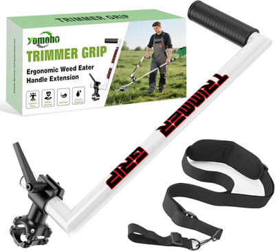 Upgraded Ergonomic Trimmer Grip, String Trimmer Handle, with Trimmer Shoulder Ha