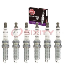 6 pc NGK 95605 LTR7BHX Ruthenium HX Spark Plugs for Ignition Wire Secondary  do