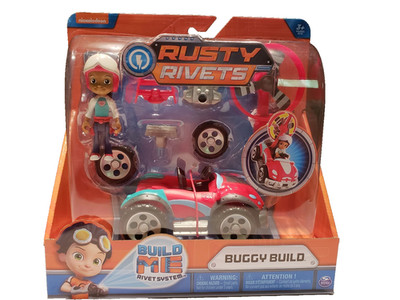 Rusty Rivets Buggy Build Figure Set Spin Master Nickelodeon