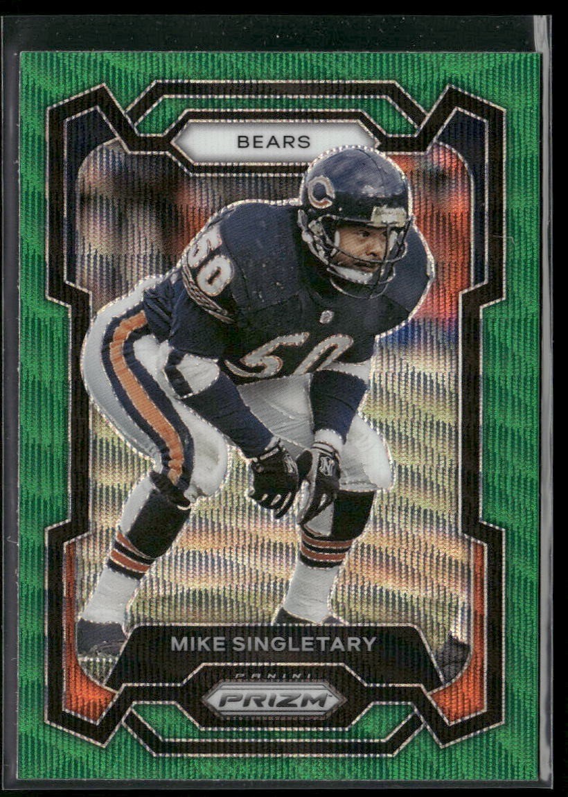 2023 Panini Prizm #54 Mike Singletary Green Wave
