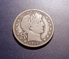 VG 1912-S Barber Half Dollar