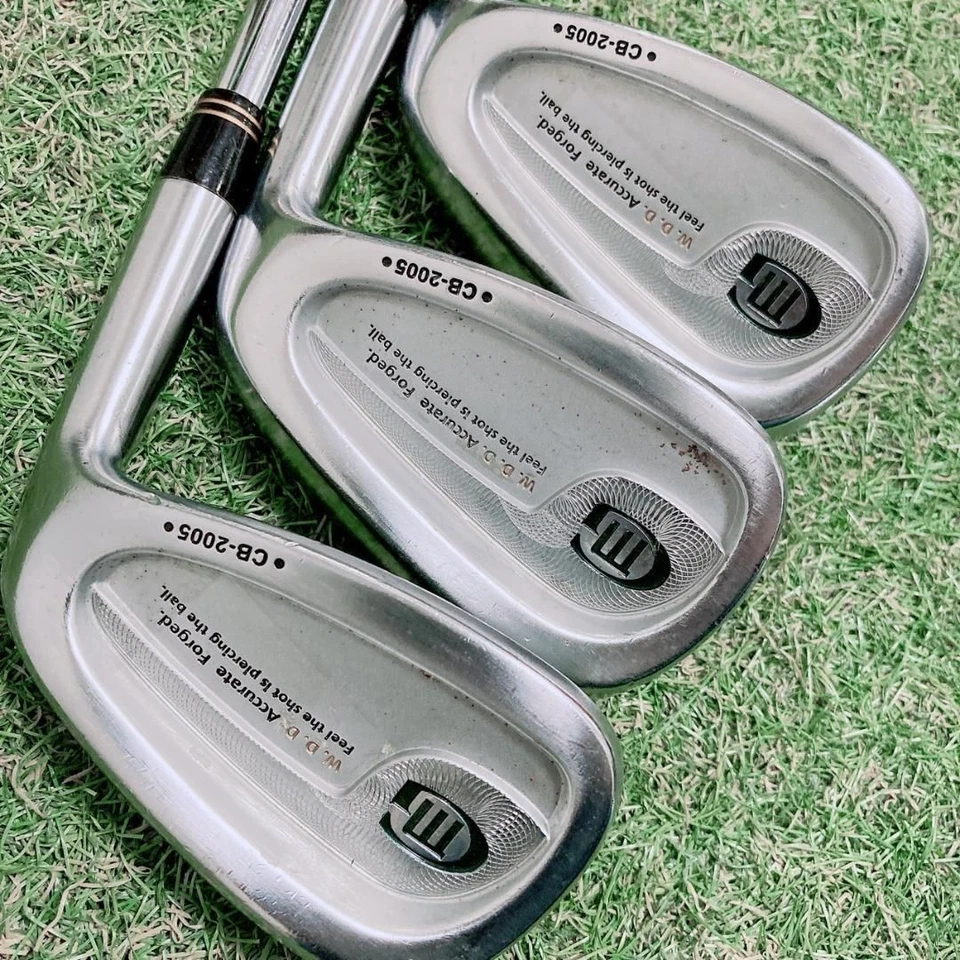 Miura CB-2005 Iron Set 5 pcs 6-PW Forged Soft Steel Regular RH Used - Image 4 of 4