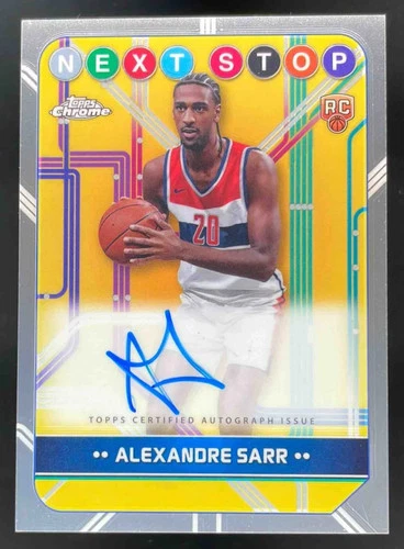 2024 Topps Chrome Basketball Alexandre Sarr #NSS-AS