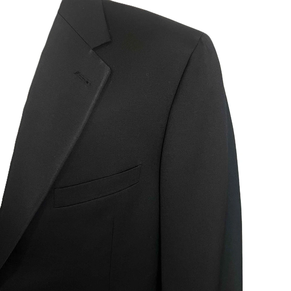 Joseph Abboud Black Size 43R Two-Button Front Tuxedo Jacket - Image 4 of 4