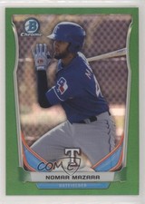 2014 Bowman Draft Top Prospects Chrome Green Refractor 139/150 Nomar Mazara fm0