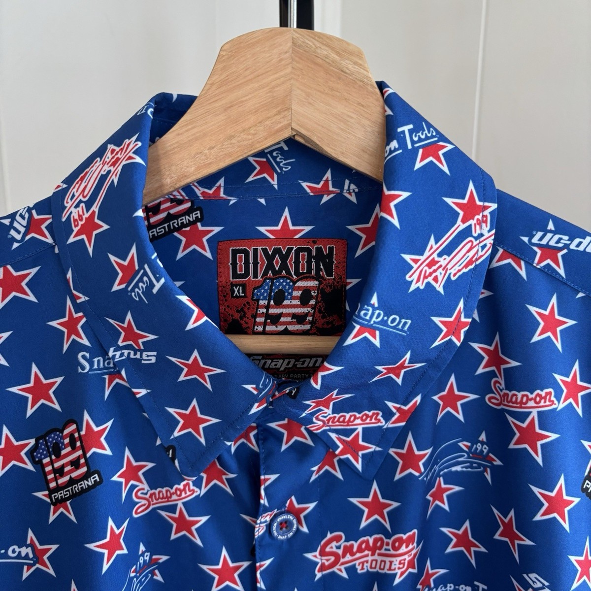 Dixxon x Snap On x 199 Travis Pastrana Blue Red Short Sleeve