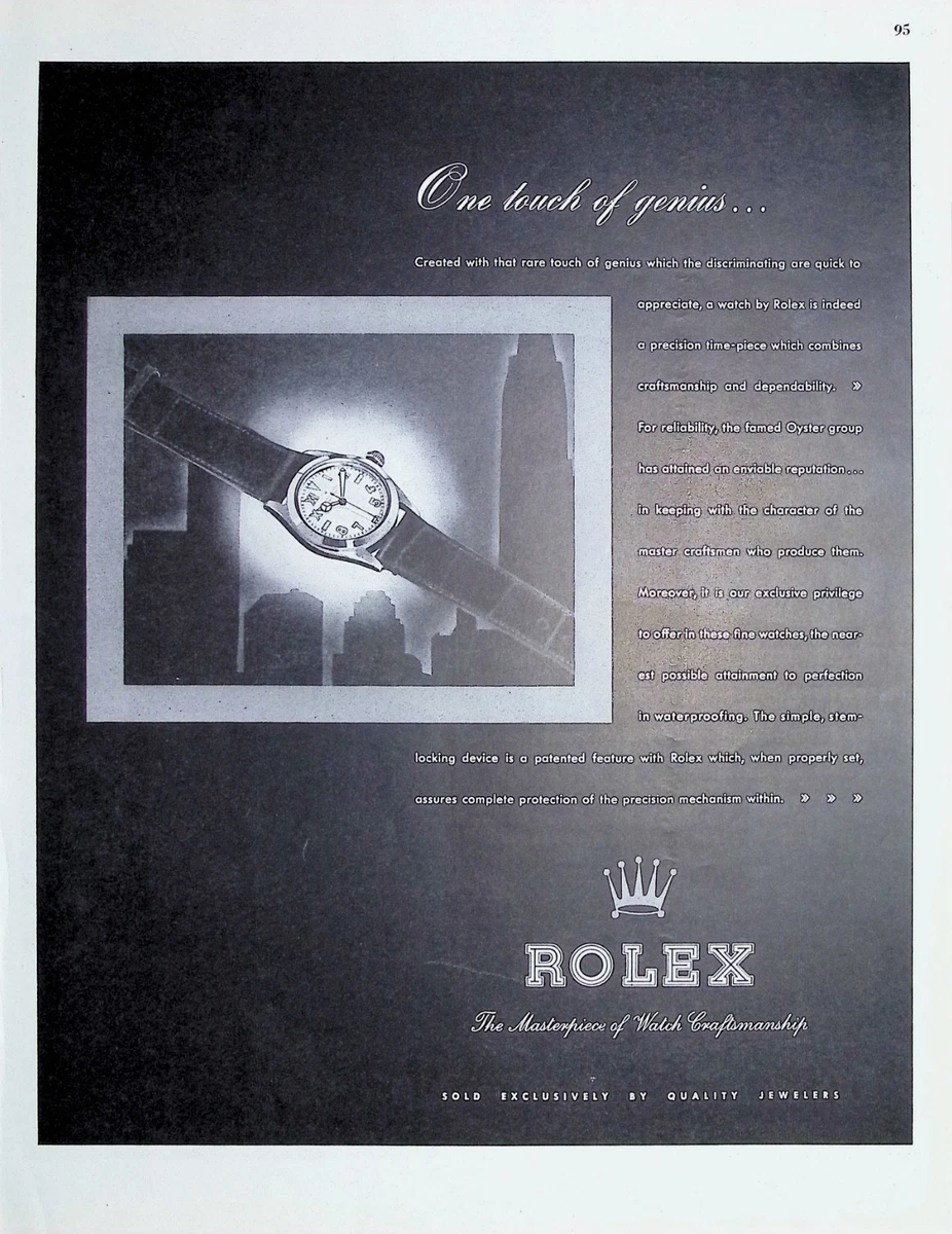 フランス雑誌L'ILLUSTRATION広告 ROLEX 1939年 オリジナル フランス雑誌L'ILLUSTRATION広告 ROLEX 1939年 オリジナル 【公式通販】