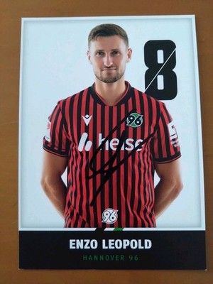Enzo Leopold, Orig.-Autogr., AK 2025/26,Hannover 96,#8,neu  